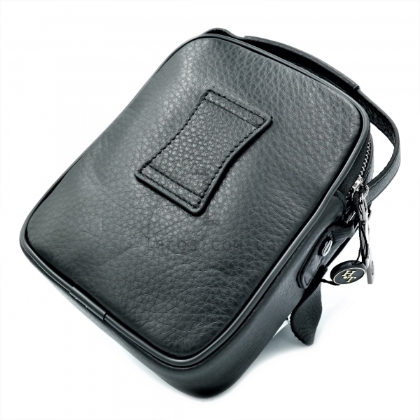 Чоловіча шкіряна сумка HT Чорного кольору