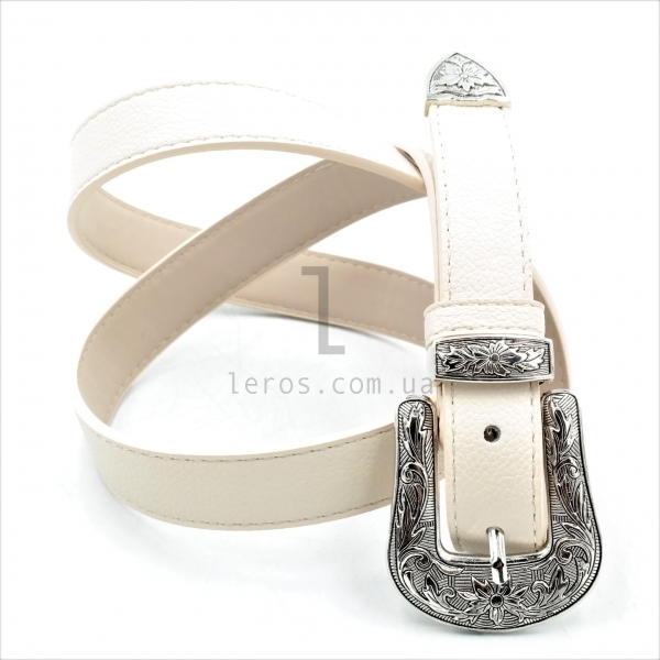 Жіночий ремінь (шкір-зам)