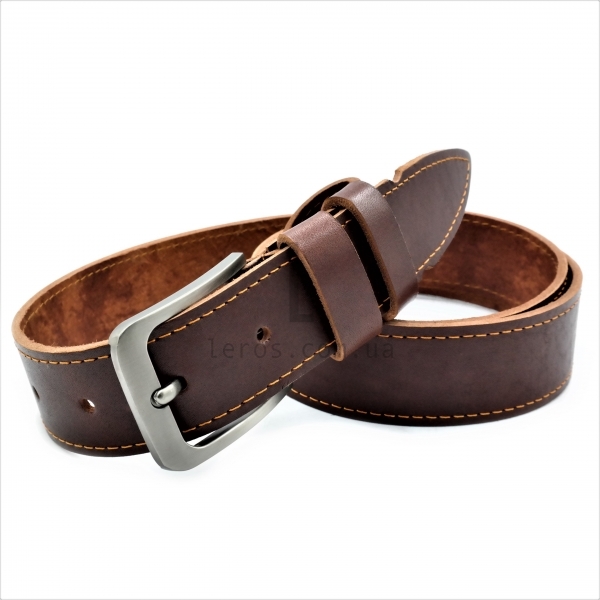 Чоловічий шкіряний ремінь