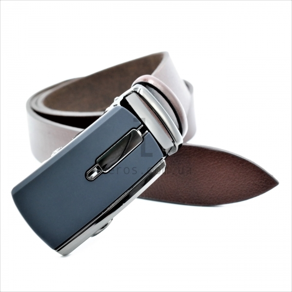 Чоловічий шкіряний ремінь із автоматичною пряжкою