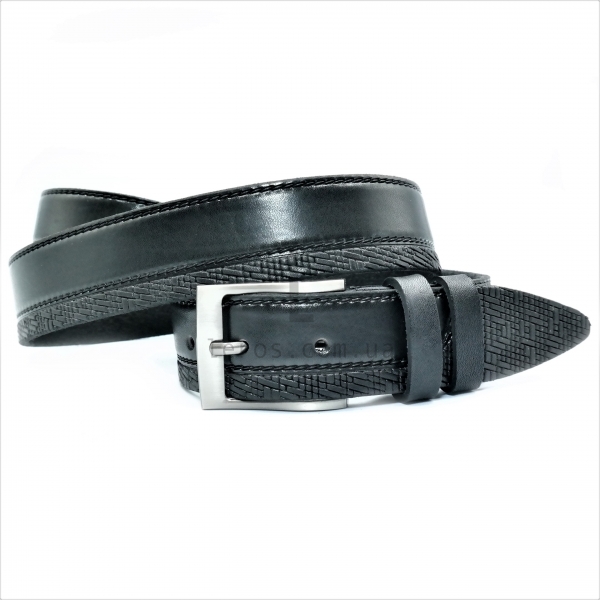 Чоловічий ремінь класичний (шкіра)