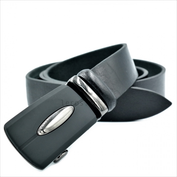 Чоловічий шкіряний ремінь із автоматичною пряжкою