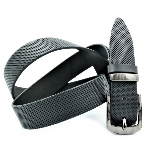 Чоловічий ремінь класичний (шкіра)