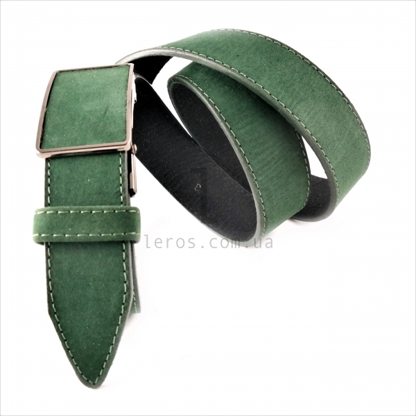 Чоловічий ремінь із затискною пряжкою