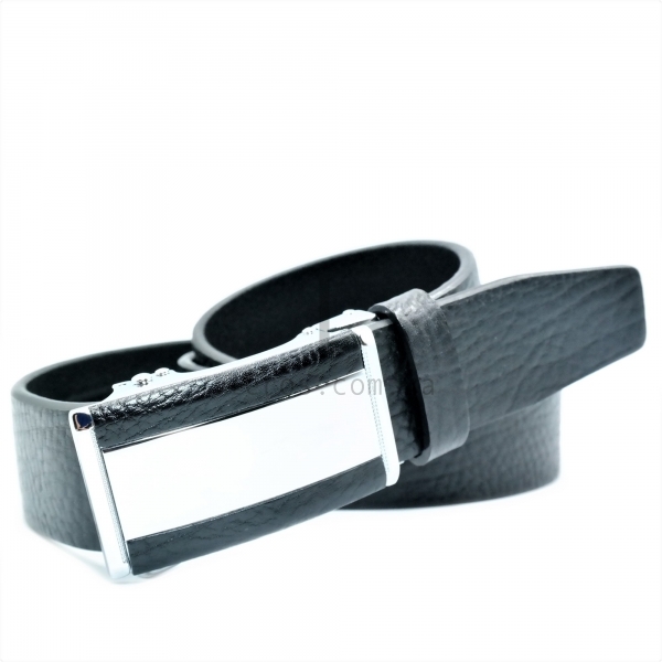 Чоловічий шкіряний ремінь із автоматичною пряжкою