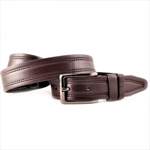 Чоловічий ремінь класичний (шкіра)