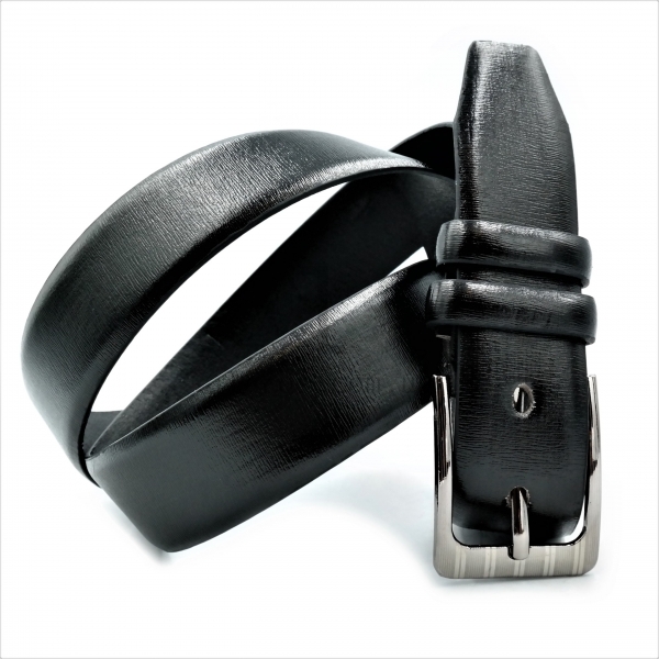 Чоловічий ремінь класичний (шкір-зам)