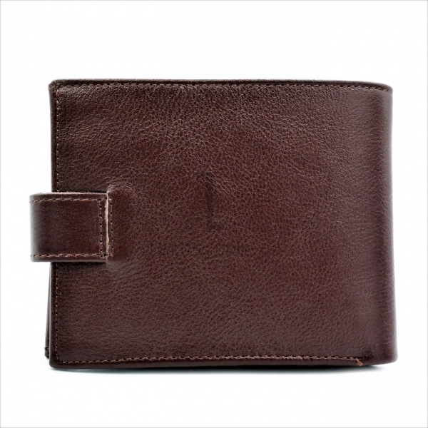 Чоловічий шкіряний гаманець Коричневий