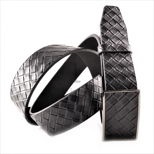 Чоловічий ремінь із затискною пряжкою