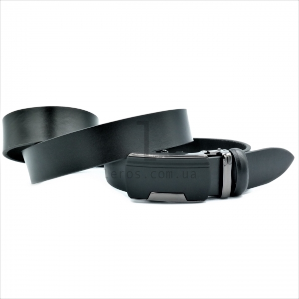 Чоловічий шкіряний ремінь із автоматичною пряжкою