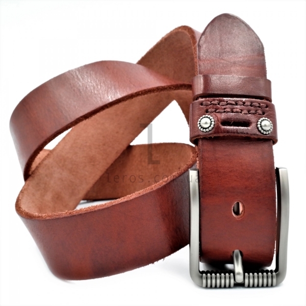 Чоловічий шкіряний ремінь