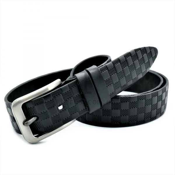 Чоловічий ремінь класичний (шкіра)