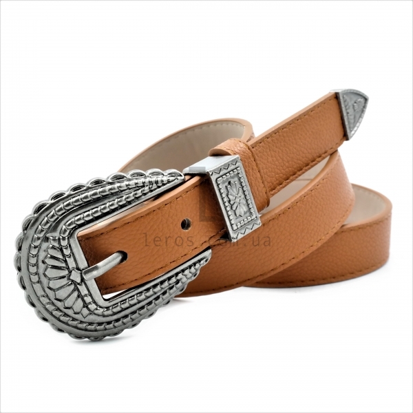 Жіночий ремінь (шкір-зам)