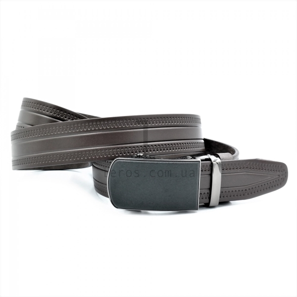 Чоловічий шкіряний ремінь із автоматичною пряжкою