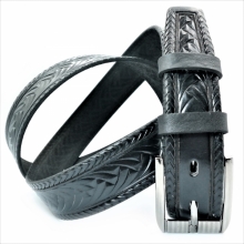 Чоловічий ремінь класичний (шкіра)