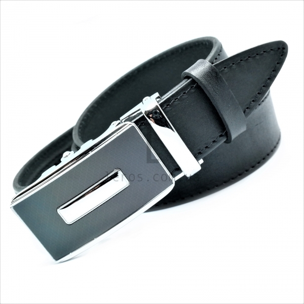 Чоловічий шкіряний ремінь із автоматичною пряжкою