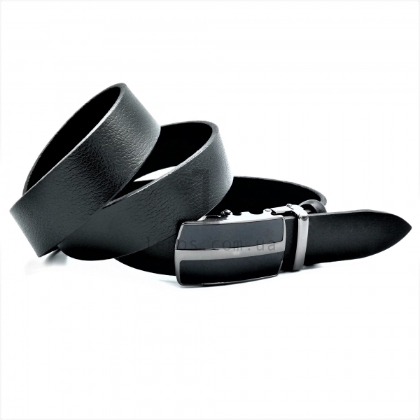 Чоловічий шкіряний ремінь із автоматичною пряжкою