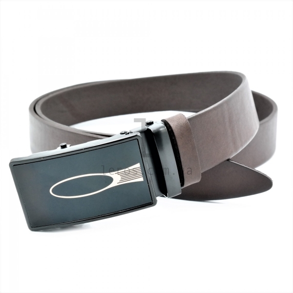 Чоловічий шкіряний ремінь із автоматичною пряжкою