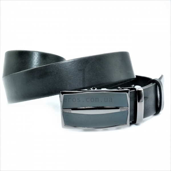 Чоловічий шкіряний ремінь із автоматичною пряжкою