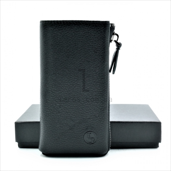 Ключниця шкіряна Чорного кольору