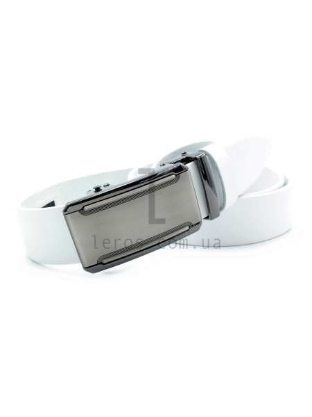 Чоловічий шкіряний ремінь із автоматичною пряжкою