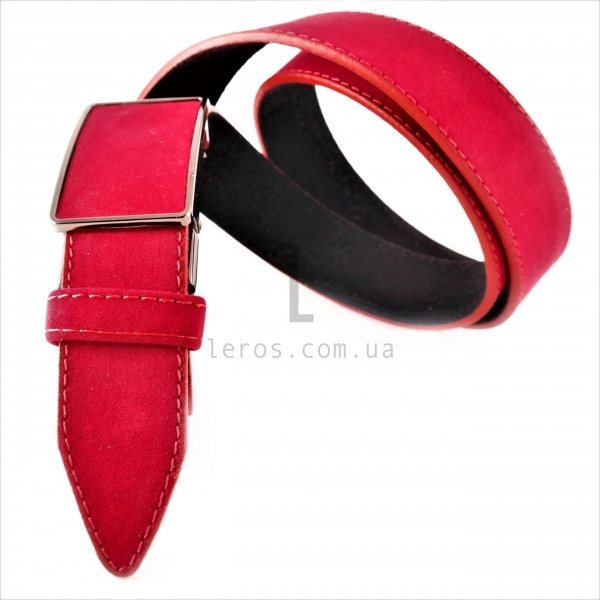 Чоловічий ремінь із затискною пряжкою