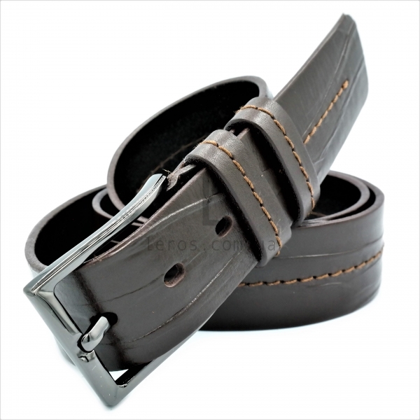 Чоловічий шкіряний ремінь