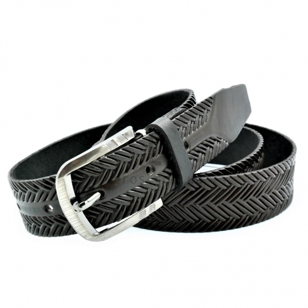 Чоловічий ремінь класичний (шкіра)