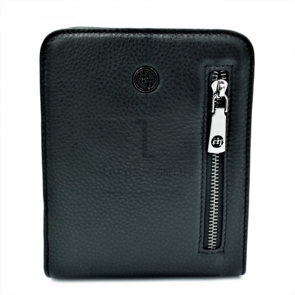 Чоловіча шкіряна сумка HT Чорного кольору