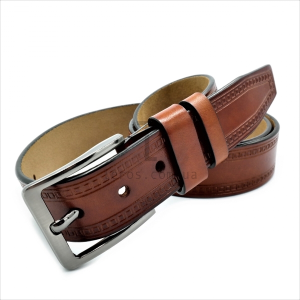 Чоловічий шкіряний ремінь