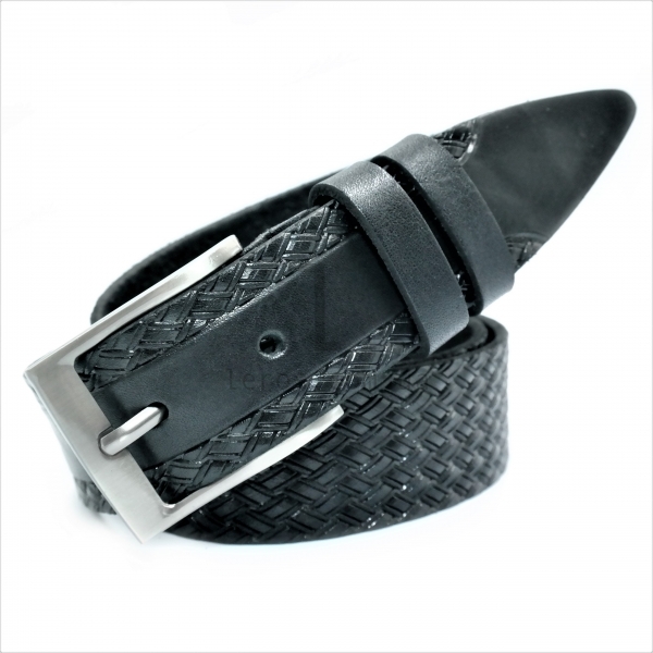 Чоловічий ремінь класичний (шкіра)