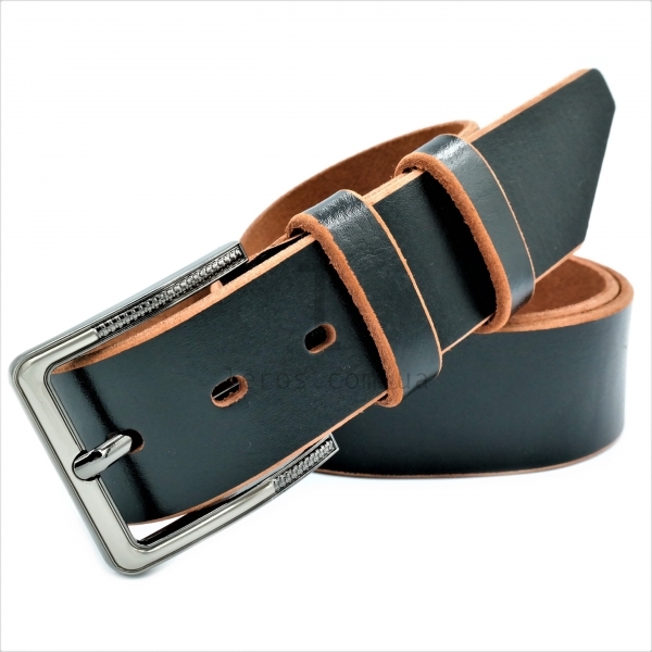 Чоловічий шкіряний ремінь під джинси.