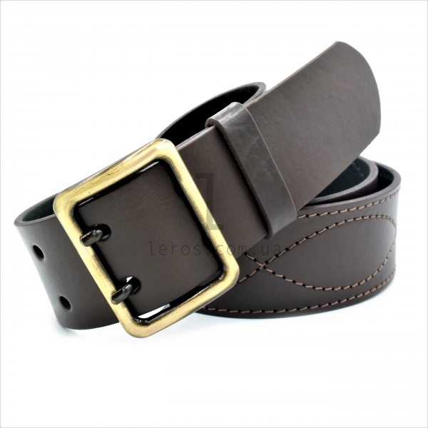 Шкіряний ремінь портупея