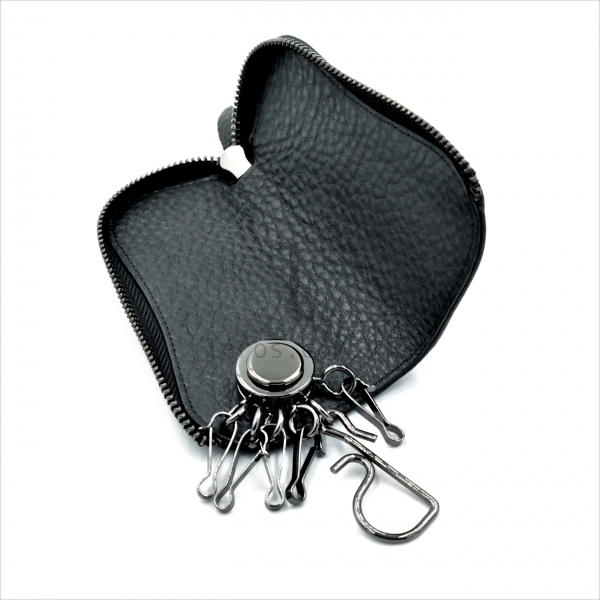 Ключниця шкіряна Чорного кольору