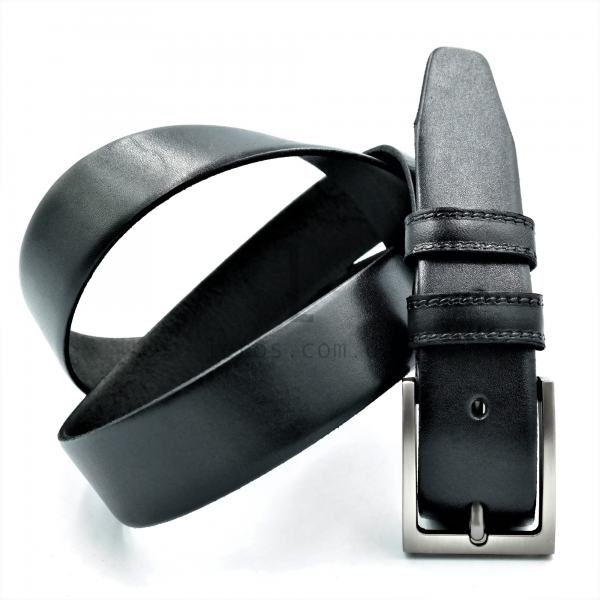 Чоловічий ремінь класичний (шкіра)