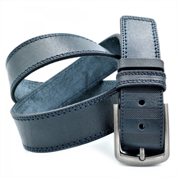 Чоловічий шкіряний ремінь під джинси.