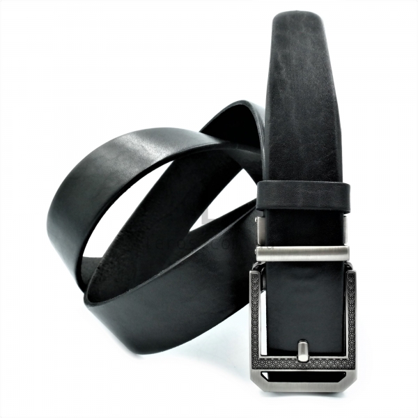 Чоловічий шкіряний ремінь із автоматичною пряжкою