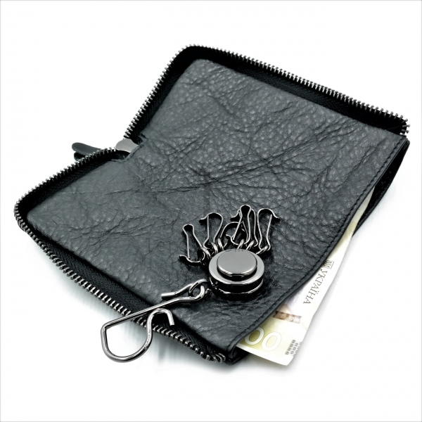 Ключниця шкіряна Чорного кольору