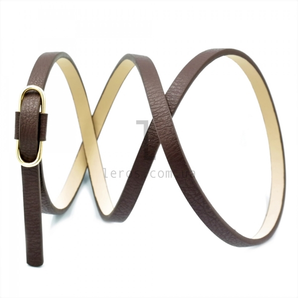 Жіночий ремінь "затискач" (шкір-зам)