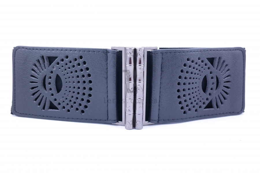 Жіночий пасок. Гумка з металевою пряжкою