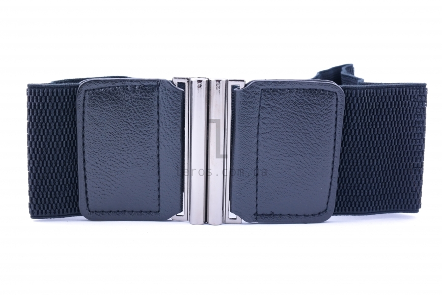 Жіночий пасок. Гумка з металевою пряжкою