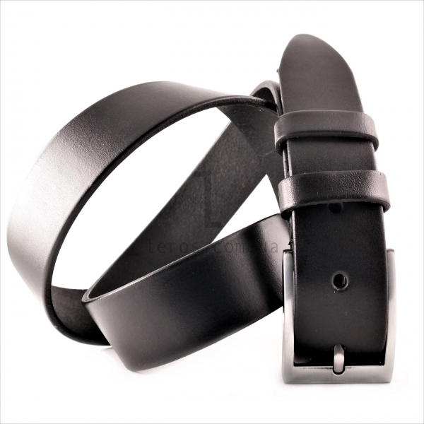 Чоловічий ремінь класичний (шкіра)