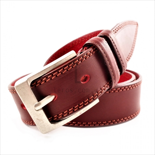 Чоловічий шкіряний ремінь