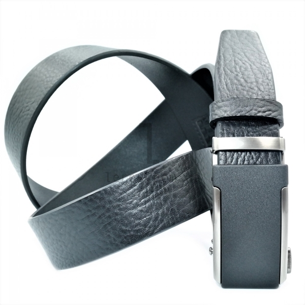 Чоловічий шкіряний ремінь із автоматичною пряжкою