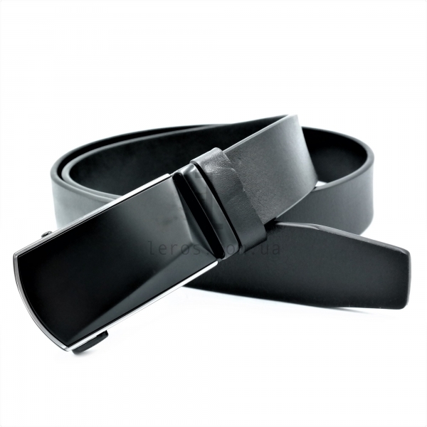 Чоловічий шкіряний ремінь із автоматичною пряжкою