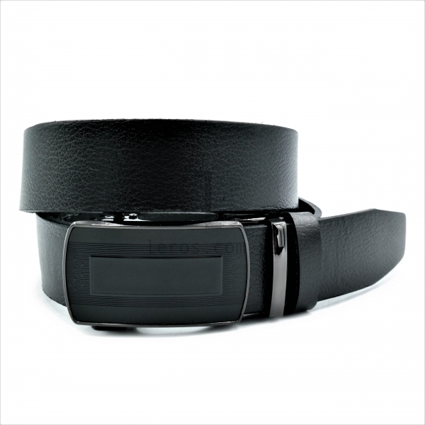 Чоловічий шкіряний ремінь із автоматичною пряжкою