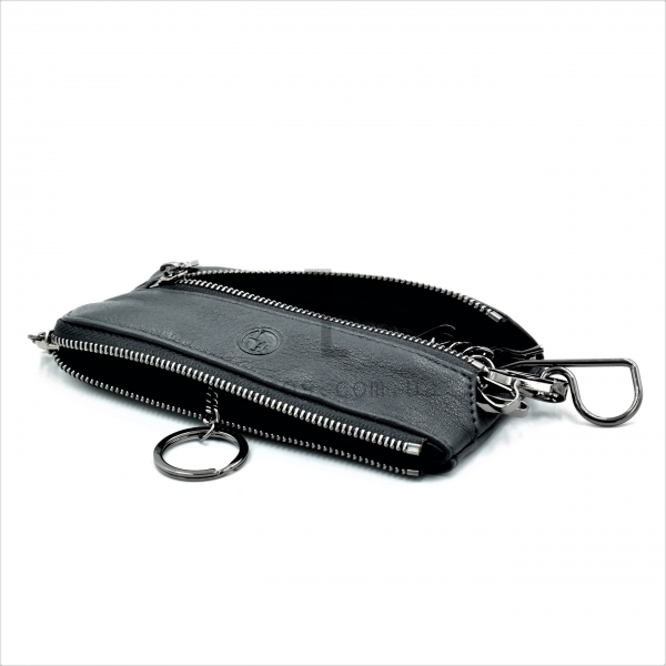Ключниця шкіряна Чорного кольору