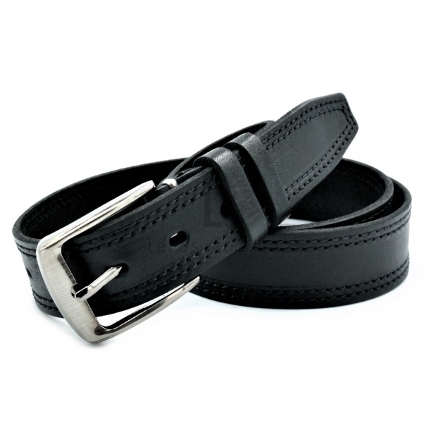 Чоловічий ремінь класичний (шкіра)