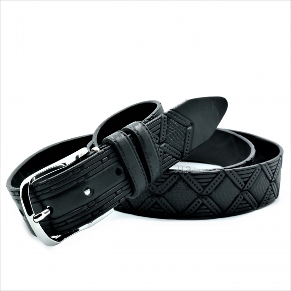 Чоловічий ремінь класичний (шкіра)