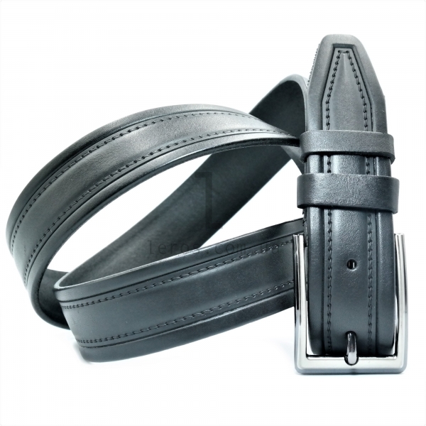 Чоловічий ремінь класичний (шкіра)